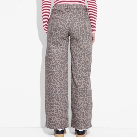 Wild Fable Leopard / Cheetah Print Pants Low Rise Baggy Jeans - Picture 3 of 7